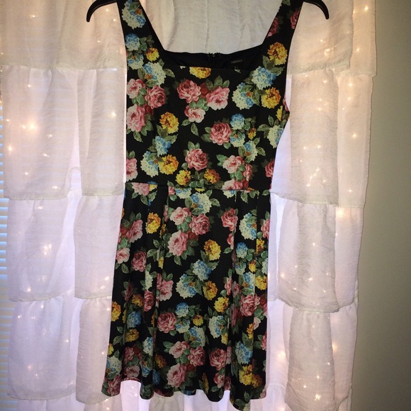 Floral Print Fit & Flare Dress