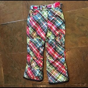 Girls Snow Pants w/ Removable Suspenders