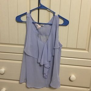 Lavender sleeveless blouse