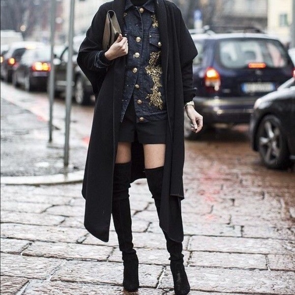 ✨LAST ONES✨Black over the knee boots - Picture 2 of 8