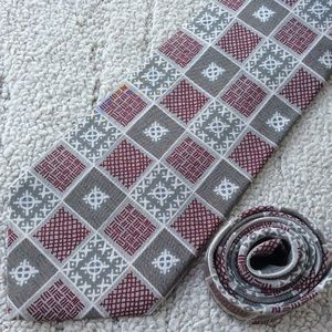 Austin Grey Accessories - Tribal Patchwork Holiday Print Tie Austin Grey Accessories - Tribal Patchwork Holiday Print Tie