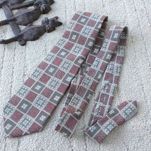 Austin Grey Accessories - Tribal Patchwork Holiday Print Tie Austin Grey Accessories - Tribal Patchwork Holiday Print Tie