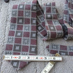 Austin Grey Accessories - Tribal Patchwork Holiday Print Tie Austin Grey Accessories - Tribal Patchwork Holiday Print Tie