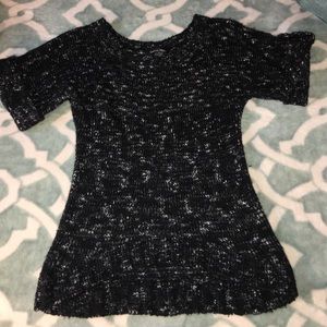 Sweater Project Short Sleeve Black Medium