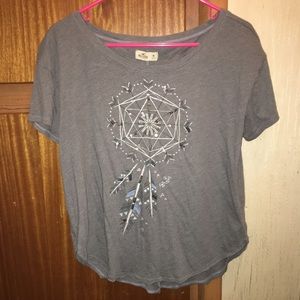 Hollister sequin dream catcher top.