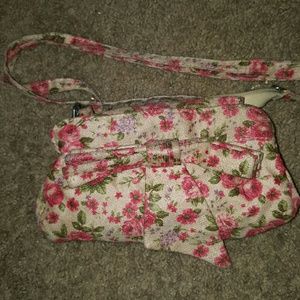 Cute floral crossbody purse