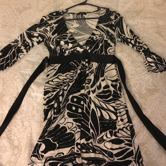 Black and white dress