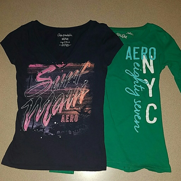 Pair of aeropostale shirts
