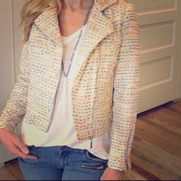 Tweed Moto Jacket