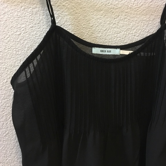 urban outfitters kimchi blue black sheer tank top