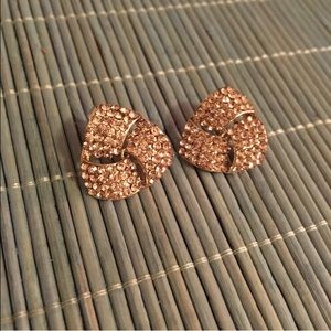 Champagne CZ Earrings✨