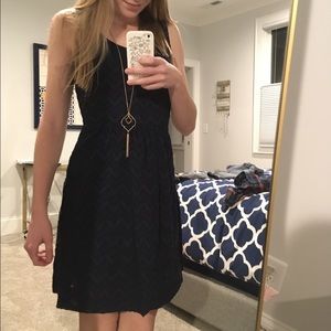Navy Chevron Vineyard Vines Dress