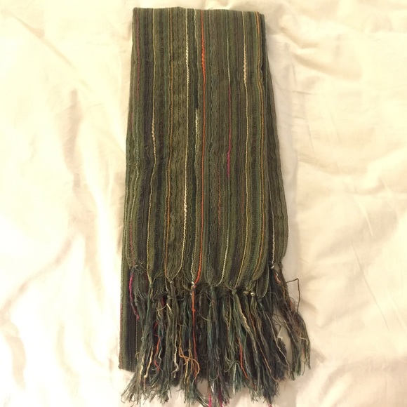 Forest green scarf