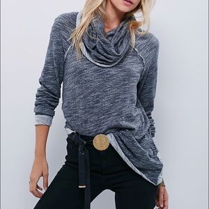 Free People Crowl-Neck Sweater