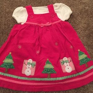 Snowman corduroy jumper