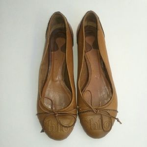 AUTHENTIC Chloe Round Toe Flats