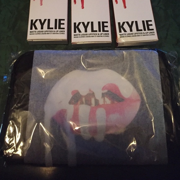 Kylie cosmetics makeup bag