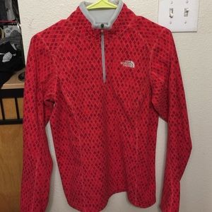 Women's Half Zip-Up North Face Fleece