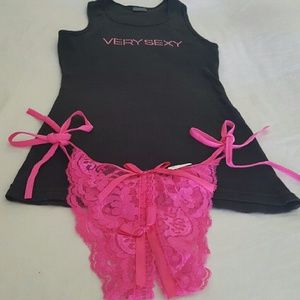 Sale !! Victoria Secret Tank Top &  Lace Panty