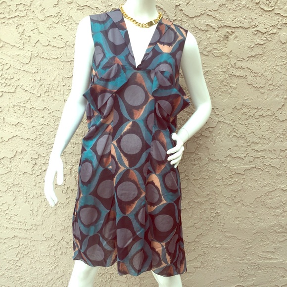 Marni printed dress with pockets size 38 or US 2