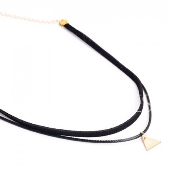 ✨Black Triangle Layer Choker