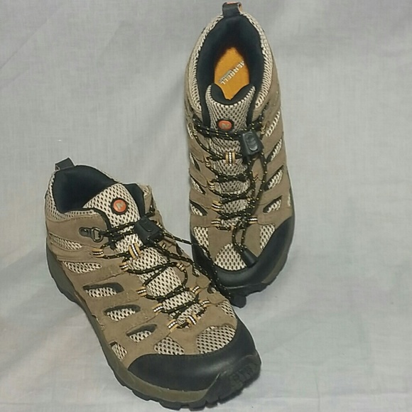 Merrell  Shoes - Merrell Hiking Shoes 5 M Leather Slip-on