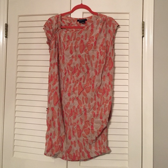Tan & Coral Etcetera Shift dress