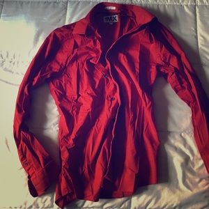 Very Deep Red Button Up slim fit