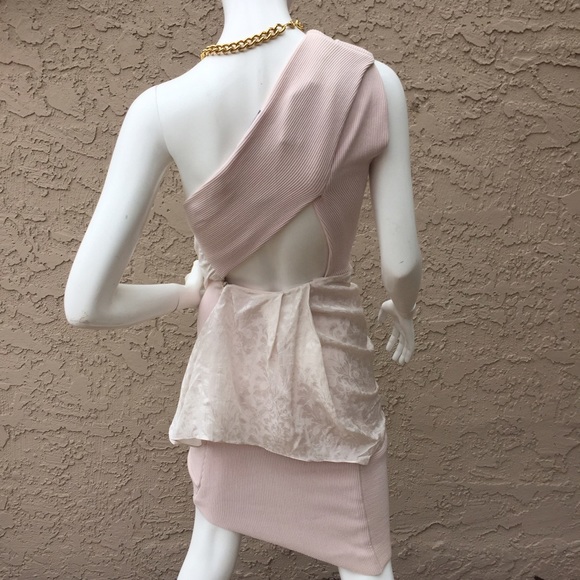 Preen one shoulder dress with open back size small