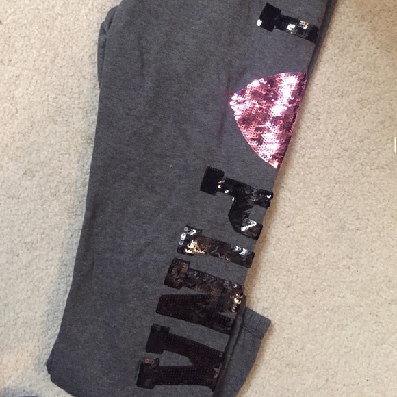 PINK VS grey sweats
