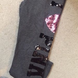PINK VS grey sweats