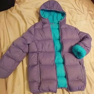 Triple Star Down Filled Girls youth Coat