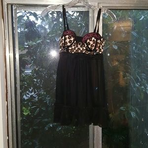 Nwot Cheetah nightgown lingerie