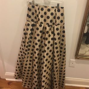 Beautiful long taffeta skirt