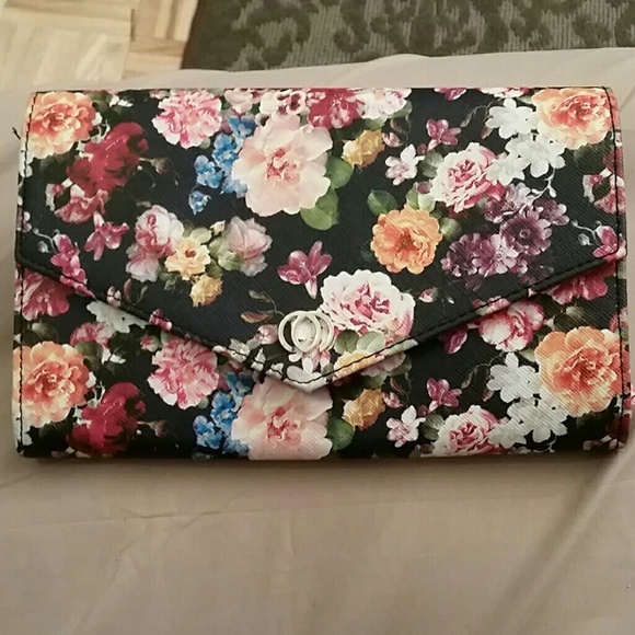 Large Floral Clutch