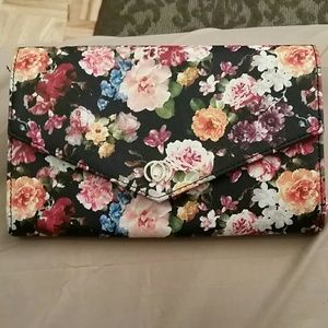 Large Floral Clutch