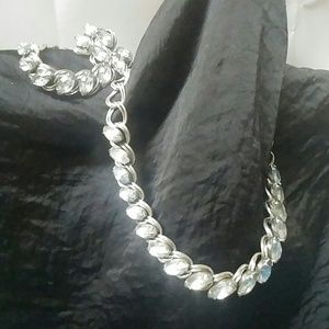 Authentic vintage necklace bracelet earrings set