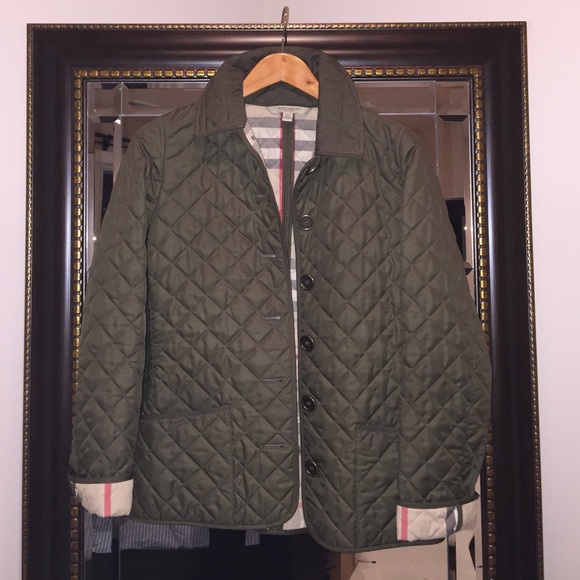 Burberry Brit quilted jacket Olive