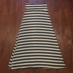 Striped American Rag maxi skirt