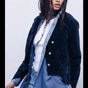 Free People Velvet Blazer