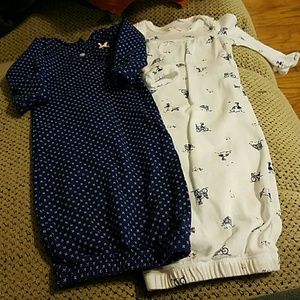 One size baby girl gowns