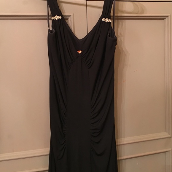 Black formal cache dress