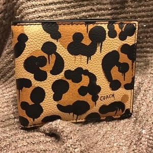 Men's Coach wild beast coin wallet new with tag