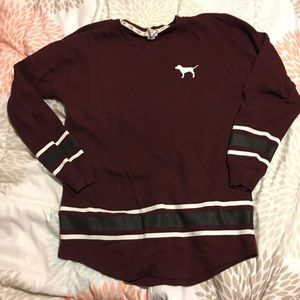 PINK VS Varsity Sweatshirt size: XS