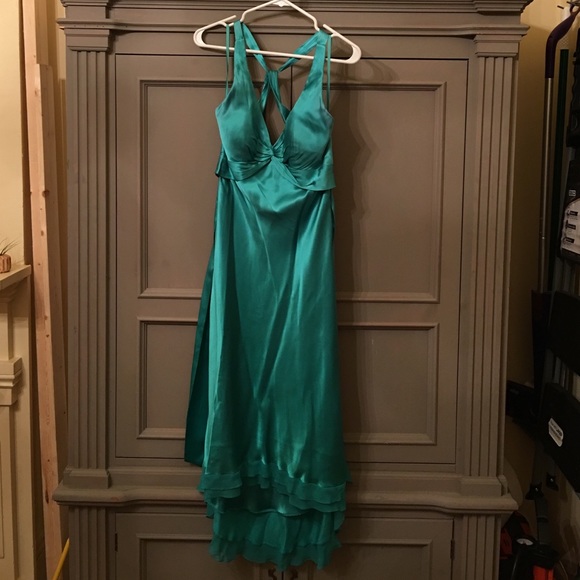 Green cache, semi formal dress