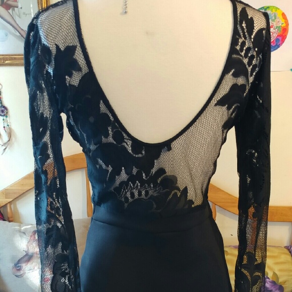 💰SOLD💰Lovely day black see-through lace dress - Picture 2 of 4