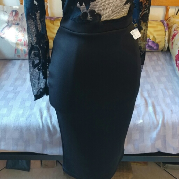 💰SOLD💰Lovely day black see-through lace dress - Picture 4 of 4