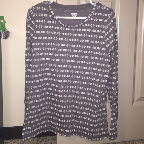 Mossimo Supply Co. Tops - Gray Long Sleeve Shirt