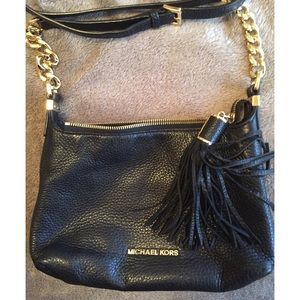Michael Kors Black Crossbody w/ Tassel