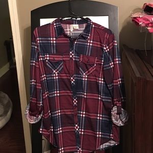 NWT plaid shirt